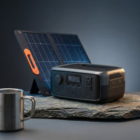 245Wh River 3 Power Station with 60W Solar Panel, 300W Output/Surge 600W, LFP Power Station, Home Backup, Camping — Studio Shot