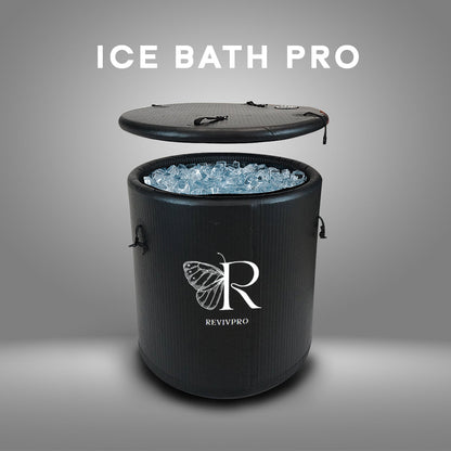 Portable Ice Bath Tub Pro - Water Chiller Compatible Cold Plunge Easy Recovery Solution
