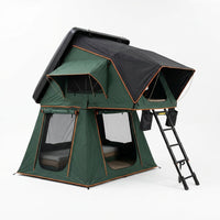 Rooftop Tent Hard Shell, Great View and Ventilation Tent for 2 Person Camping, Waterproof Uv-Resistant Blackout Privacy 4 Season Tent for Truck, Jeep, SUV, Van, Trailer - Orion 1 — Studio Shot