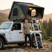 Rooftop Tent Hard Shell, Great View and Ventilation Tent for 2 Person Camping, Waterproof Uv-Resistant Blackout Privacy 4 Season Tent for Truck, Jeep, SUV, Van, Trailer - Orion 1 — Lifestyle